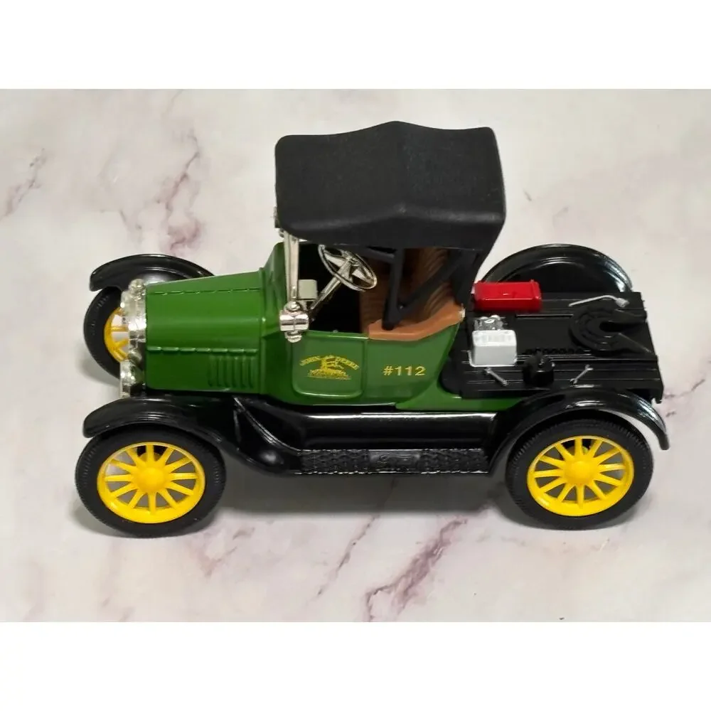 John Deere - ERTL 1918 Ford Model T Runabout with Trailer - Bank Diecast Vintage